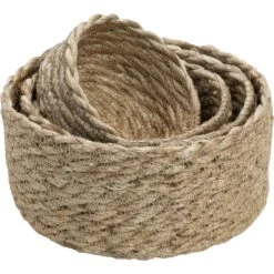 Wohnraum Verkauf -Wohnraum Verkauf dixie elin mini twist basket 4 pack natural grey 0