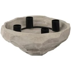 Wohnraum Verkauf -Wohnraum Verkauf mette ditmer art piece candle bowl 23xh95 cm black 9